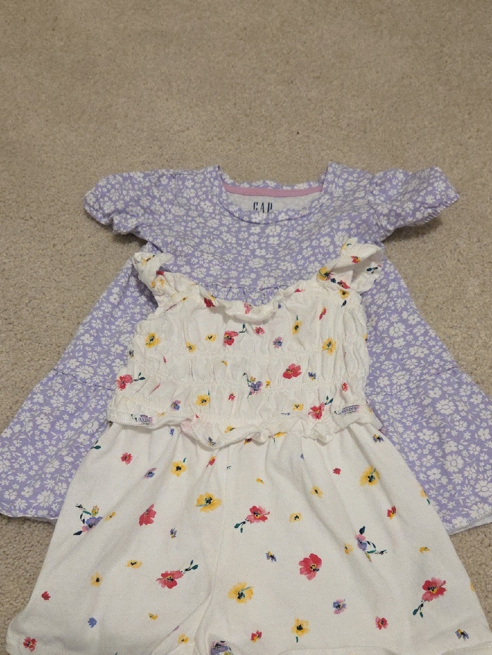 GAP Cotton Dress And Shorts Romper